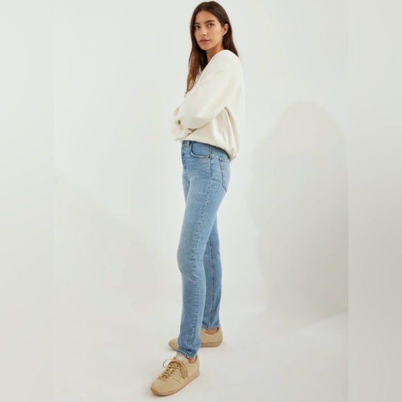 DENIM FORUM | The Yoko High Rise Slim High Waisted Jeans - Picture 4 of 14